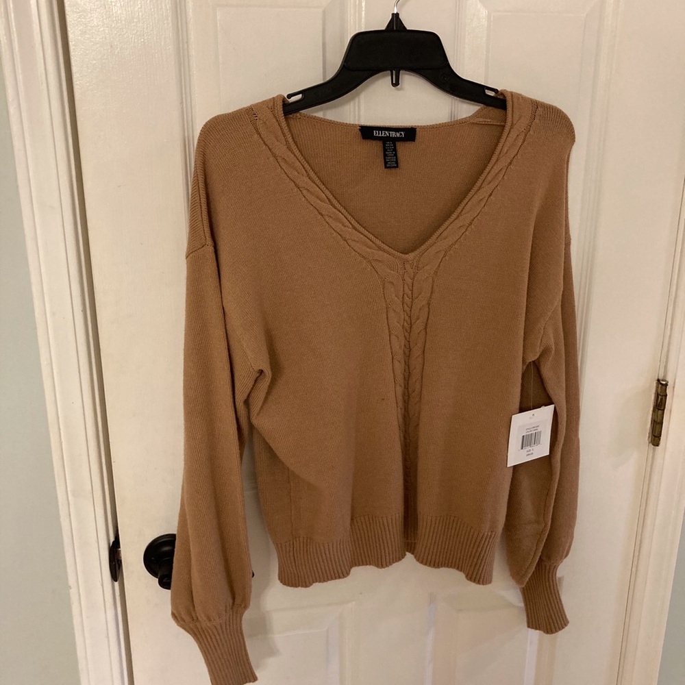 Ellen Tracy Camel Sweater